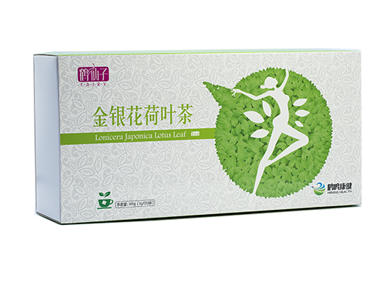 金银花荷叶茶
